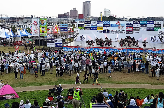 かみす舞っちゃげ祭り